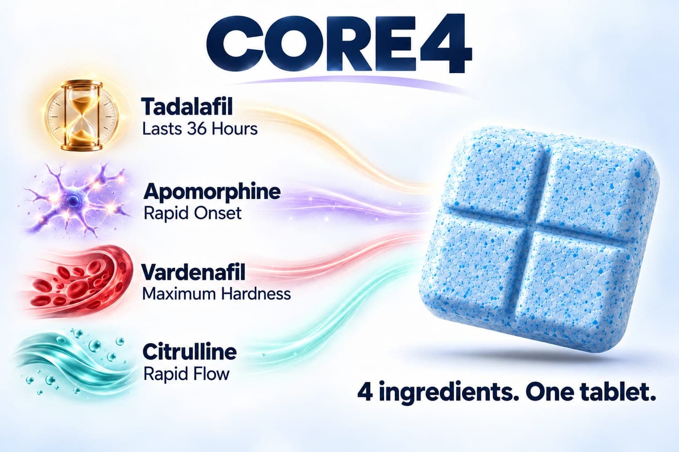 The CORE4 formula and its four ingredients